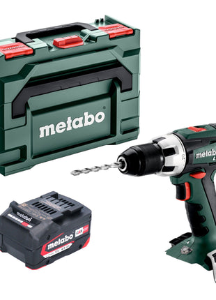 Metabo BS 18 LT akumulatorowa wiertarko-wkrętarka 18 V 60 Nm + 1x akumulator 4,0 Ah + metaBOX - bez ładowarki