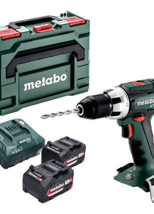 Metabo BS 18 LT Perceuse-visseuse sans fil 18 V 60 Nm ( 602102500 ) + 2x batterie 4,0 Ah + chargeur + metaBOX