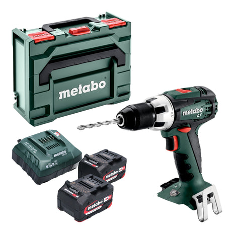 Metabo BS 18 LT trapano avvitatore a batteria 18 V 60 Nm ( 602102500 ) + 2x batteria ricaricabile 4,0 Ah + caricatore + metaBOX