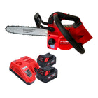 Milwaukee M18 FTHCHS30-552 Motosega a batteria con impugnatura superiore 18 V 30 cm + 2x batteria 5,0 Ah + caricatore