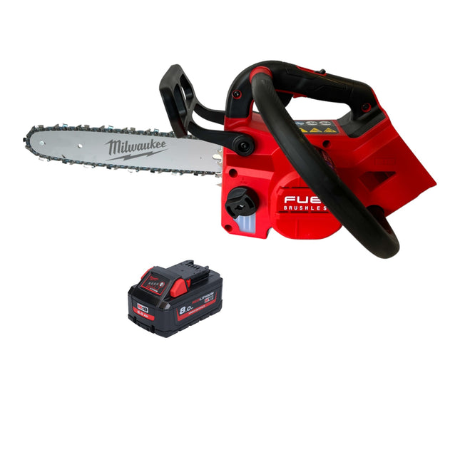 Milwaukee M18 FTHCHS30-801 Motosega a batteria con impugnatura superiore 18 V 30 cm + 1x batteria 8,0 Ah - senza caricabatterie