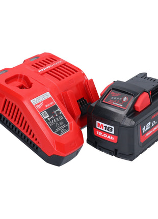 Tronçonneuse à batterie Milwaukee M18 FTCHS30-121 avec poignée supérieure 18 V 30 cm + 1x batterie 12,0 Ah + chargeur