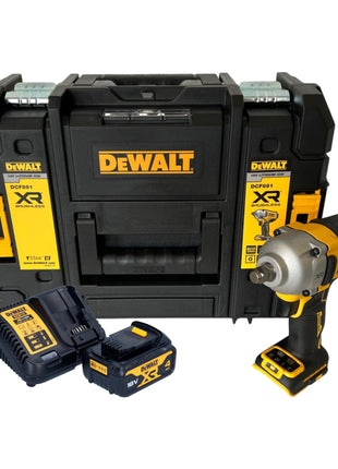 DeWalt DCF 891 M1T Akku Schlagschrauber 18 V 1084 Nm 1/2" Brushless + 1x Akku 4,0 Ah + TSTAK + Ladegerät