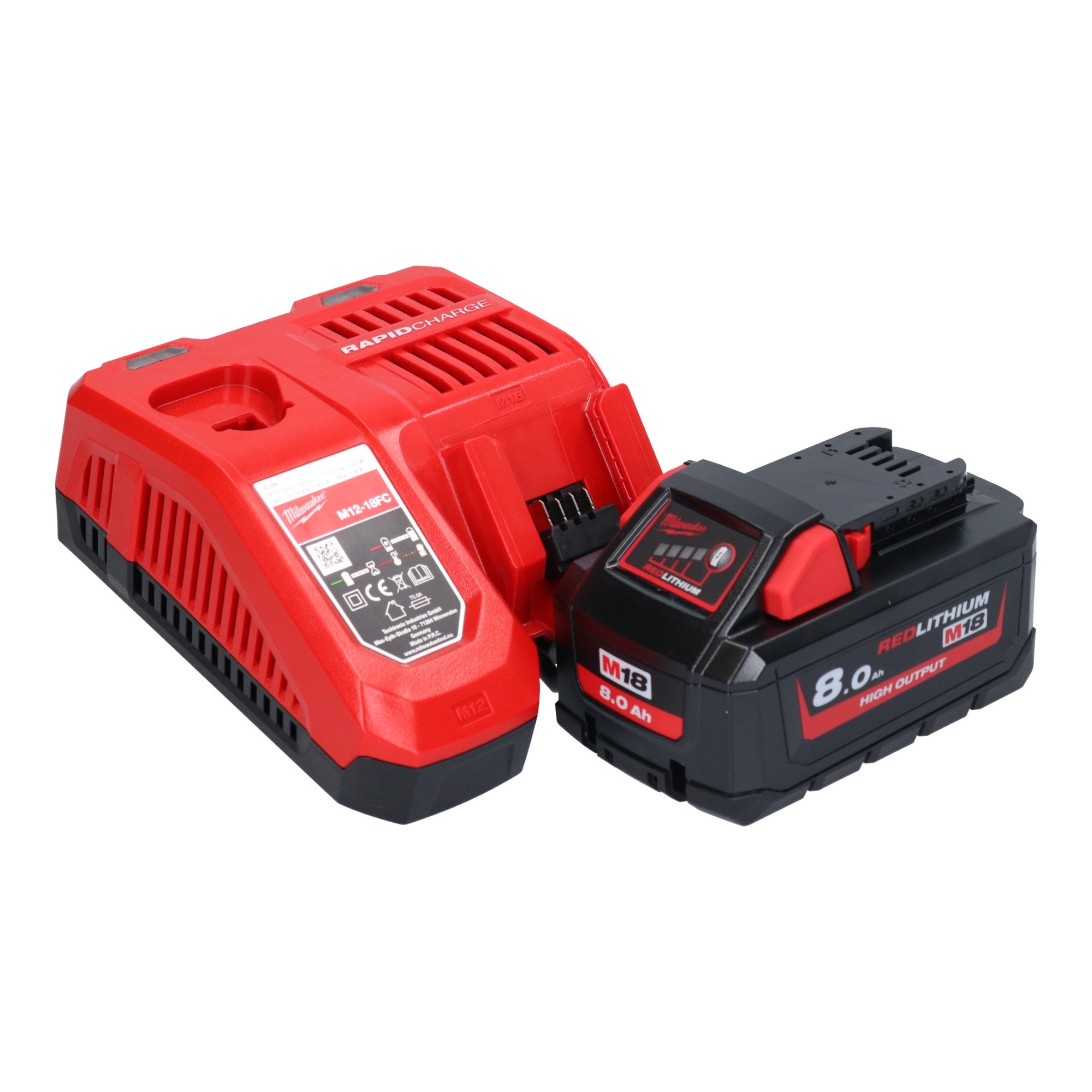 Milwaukee M18 FTHCHS35 801 Akku Einhand Kettensaege 35 cm 1x Akku 8 0 Ah Ladegeraet 3 - toolbrothers