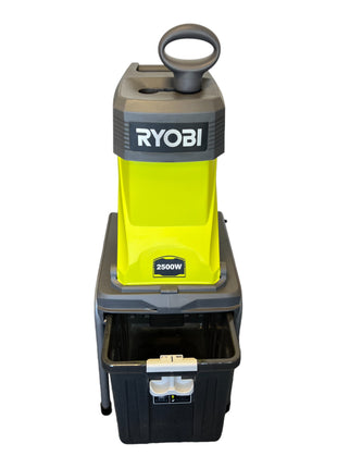 RYOBI RSH2545B Elektro Häcksler 2500 Watt 45 mm 40 l ( 5133002512 )