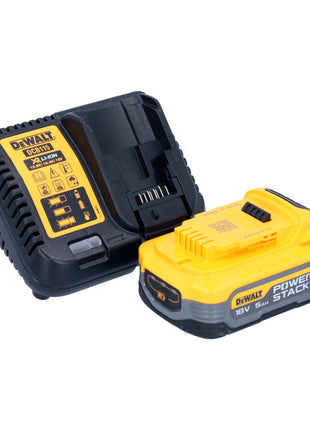 Sécateur à batterie DeWalt DCMPP 568 H1 18 V 38 mm + 1x batterie Powerstack 5,0 Ah + chargeur