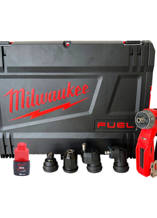 Taladro atornillador inalámbrico Milwaukee M12 FDDXKIT-201X 12V 34 Nm sin escobillas + 1x batería 2,0 Ah + caja HD - sin cargador