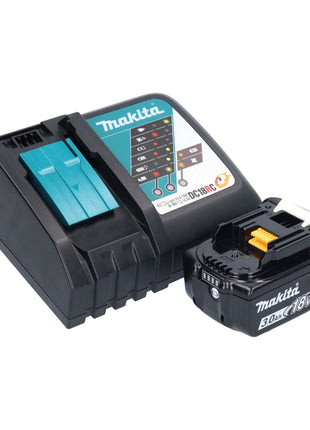 Makita DGA 514 RF1JU1 Meuleuse d'angle sans fil 18 V 125 mm Brushless + 1x batterie 3,0 Ah + chargeur + Makpac