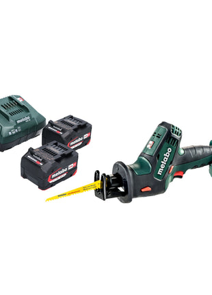 Metabo SSE 18 LTX Compact Akku Reciprosge Sbelsge 18 V 13 mm + 2x Akku 4,0 Ah + Ladegert