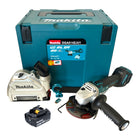 Makita DGA 514 M1JU1 Smerigliatrice angolare a batteria 18 V 125 mm brushless + 1x batteria ricaricabile 4,0 Ah + Makpac - senza caricabatterie