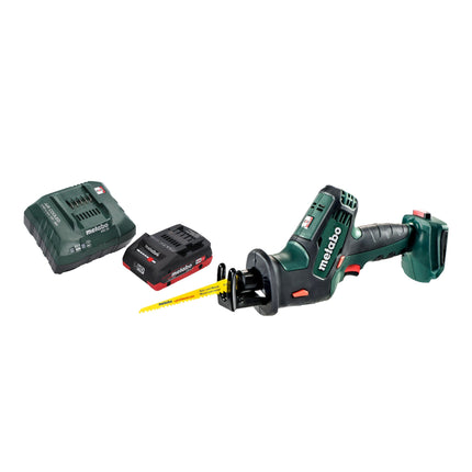 Metabo SSE 18 LTX Sega circolare compatta a batteria 18 V 13 mm + 1x batteria LiHD 4,0 Ah + caricabatterie