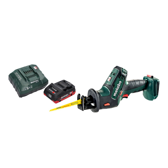 Metabo SSE 18 LTX Sega circolare compatta a batteria 18 V 13 mm + 1x batteria LiHD 4,0 Ah + caricabatterie