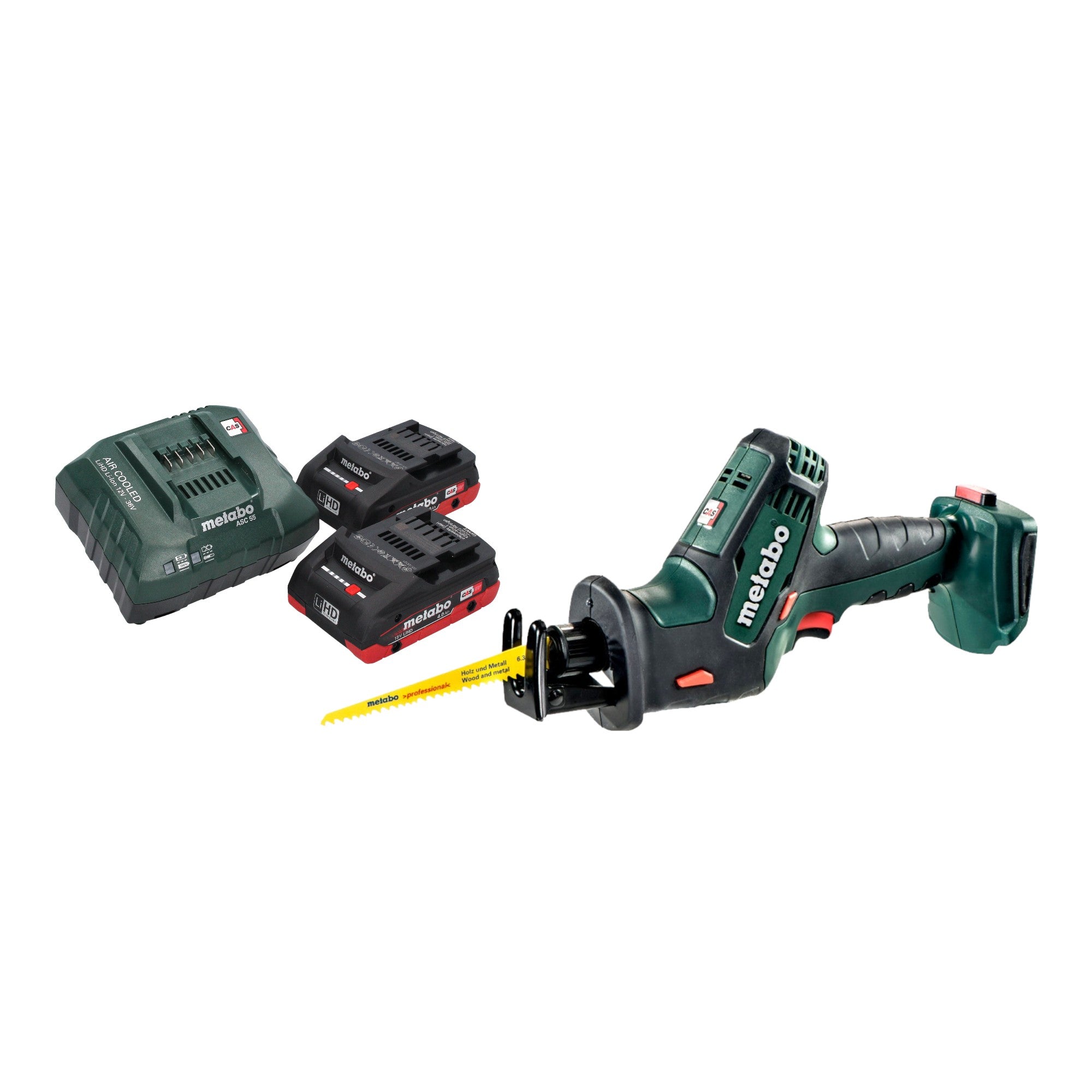 Metabo SSE 18 LTX Compact Akku Reciprosaege Saebelsaege 18 V 13 mm 2x LiHD Akku 4 0 Ah Ladegeraet 0 - toolbrothers