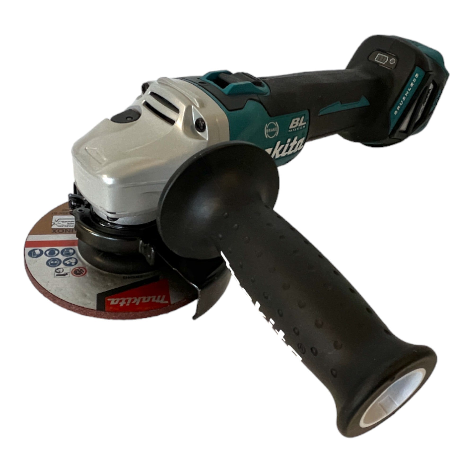 Makita DGA 514 RT1JU1 Akku Winkelschleifer 18 V 125 mm Brushless 1x Akku 5 0 Ah Ladegeraet Makpac  4 - toolbrothers