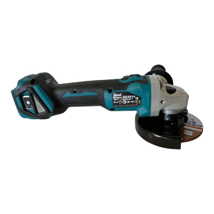 Makita DGA 514 RG1JU1 Smerigliatrice angolare a batteria 18 V 125 mm brushless + 1x batteria ricaricabile 6,0 Ah + caricabatterie + Makpac
