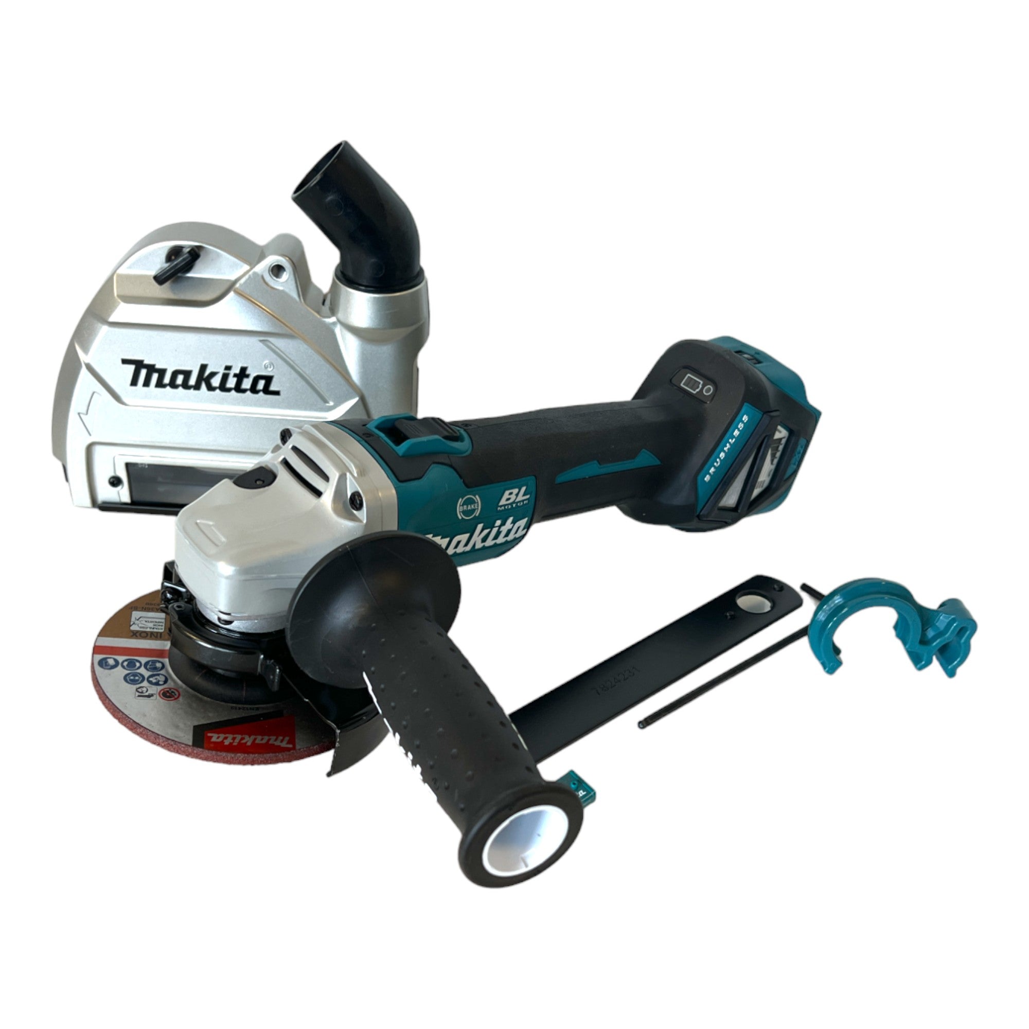 Makita DGA 514 RGJU1 Akku Winkelschleifer 18 V 125 mm Brushless 2x Akku 6 0 Ah Ladegeraet Makpac 1 - toolbrothers