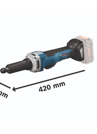 Bosch GGS 18V-23 PLC Professional Akku Geradschleifer 18 V Brushless + 1x Akku 4,0 Ah + Ladegerät + L-Boxx