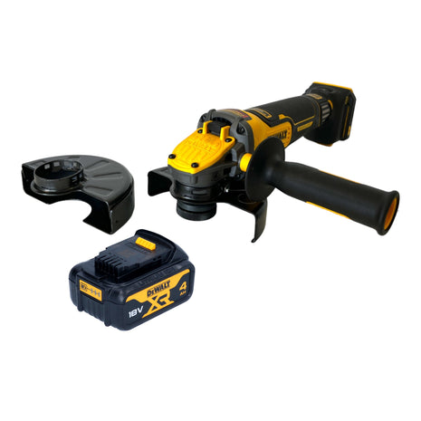 Amoladora angular a batería DeWalt DCG 416 VS N 18 V 125 mm sin escobillas + 1x batería 4,0 Ah - sin cargador