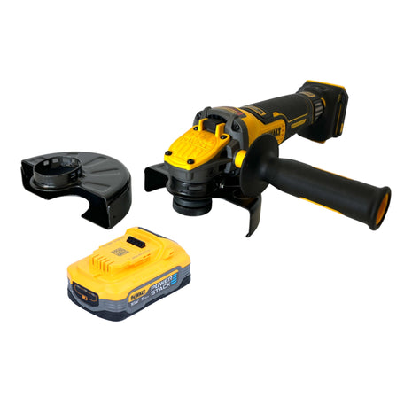 Meuleuse d'angle sur batterie DeWalt DCG 416 VS N 18 V 125 mm sans balais + 1x batterie PowerStack 5,0 Ah - sans chargeur