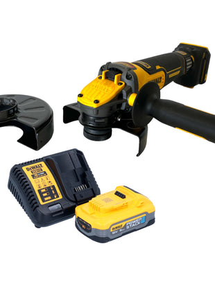 DeWalt DCG 416 VS H1 Akku Winkelschleifer 18 V 125 mm Brushless + 1x PowerStack Akku 5,0 Ah + Ladegerät