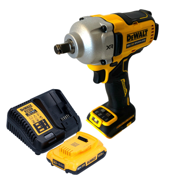 Avvitatore a impatto a batteria DeWalt DCF 891 D1 18 V 1084 Nm 1/2" Brushless + 1x batteria 2,0 Ah + caricabatteria