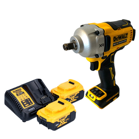 DeWalt DCF 891 P2 Akku Schlagschrauber 18 V 1084 Nm 1/2" Brushless + 2x Akku 5,0 Ah + Ladegerät