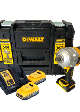 DeWalt DCF 961 E2T Clé à choc sans fil 18 V 1632 Nm 1/2'' Brushless + 2x Powerstack batterie 1,7 Ah + chargeur + TSTAK