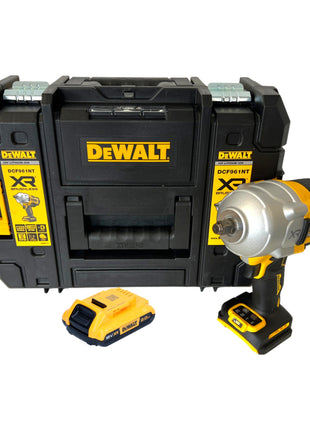 Akumulatorowy klucz udarowy DeWalt DCF 961 NT 18 V 1632 Nm 1/2" bezszczotkowy + 1x akumulator 2,0 Ah + TSTAK - bez ładowarki