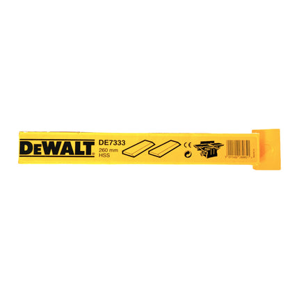 DeWalt 4x DE 7333 Lama per pialla HSS 260 mm (8 pezzi) per D27300