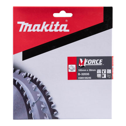 Lama circolare Makita M-FORCE 185 x 30 x 2,0 mm 24 denti ( B-32035 ) per legno