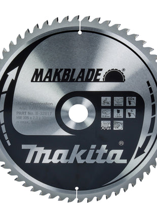 Piła tarczowa Makita MAKBLADE 305 x 30 x 2,3 mm 60 zębów ( B-32817 ) do drewna