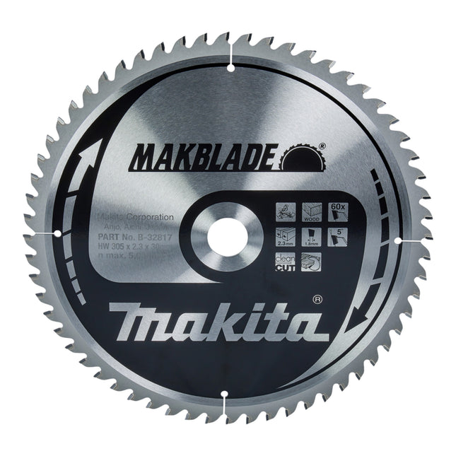 Lama circolare Makita MAKBLADE 305 x 30 x 2,3 mm 60 denti ( B-32817 ) per legno