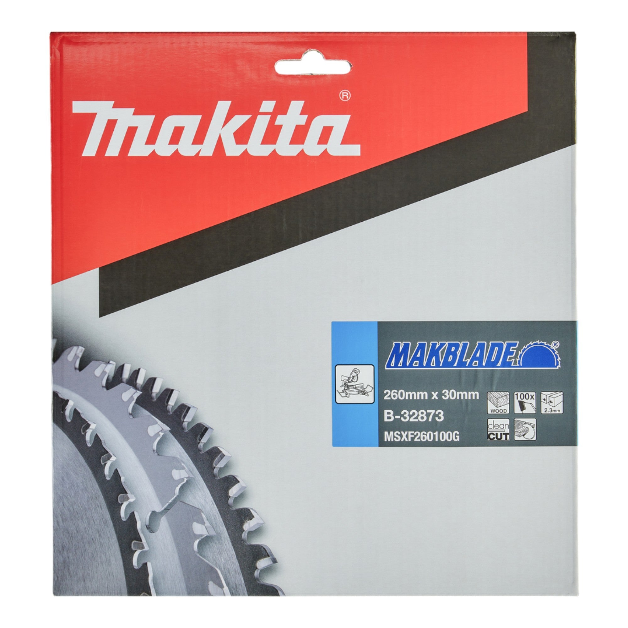 Makita MAKBLADE Kreissaegeblatt 260 x 30 x 2 3 mm 100 Zaehne B 32873 fuer Holz 2 - toolbrothers