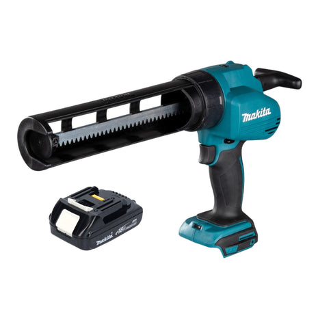 Makita DCG 180 Y1 Pistolet à cartouche sans fil 18 V + 1x batterie 1,5 Ah - sans chargeur