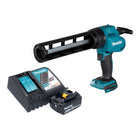 Pistola a cartuccia a batteria Makita DCG 180 RG1 18 V + 1x batteria ricaricabile 6,0 Ah + caricabatterie