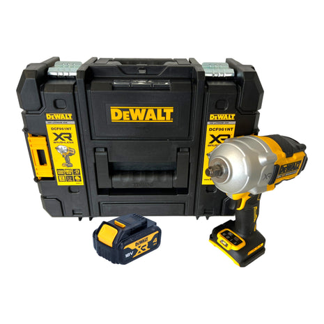 Avvitatore a impulsi a batteria DeWalt DCF 961 NT 18 V 1632 Nm 1/2" brushless + 1x batteria ricaricabile 4,0 Ah + TSTAK - senza caricatore