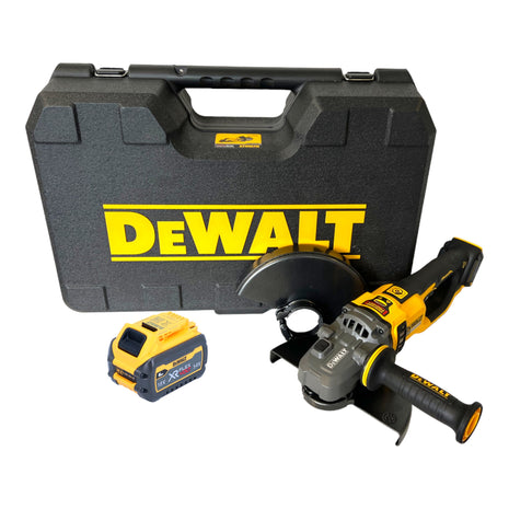 Akumulatorowa szlifierka kątowa DeWalt DCG 460 NK 54 V FlexVolt 230 mm bezszczotkowa + 1x akumulator 6,0 Ah + walizka - bez ładowarki