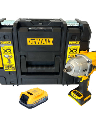 Llave de impacto a batería DeWalt DCF 900 NT 18 V 1396 Nm 1/2" + 1x batería Powerstack 1,7 Ah + TSTAK - sin cargador