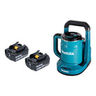 Makita DKT 360 F2 Bouilloire électrique sans fil 36 V ( 2x 18 V ) 0,8 L + 2x batterie 3,0 Ah - sans chargeur