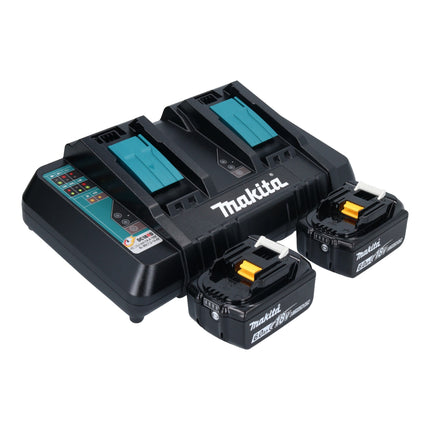 Bollitore a batteria Makita DKT 360 PG2 36 V ( 2x 18 V ) 0,8 L + 2x batteria ricaricabile 6,0 Ah + doppio caricabatterie