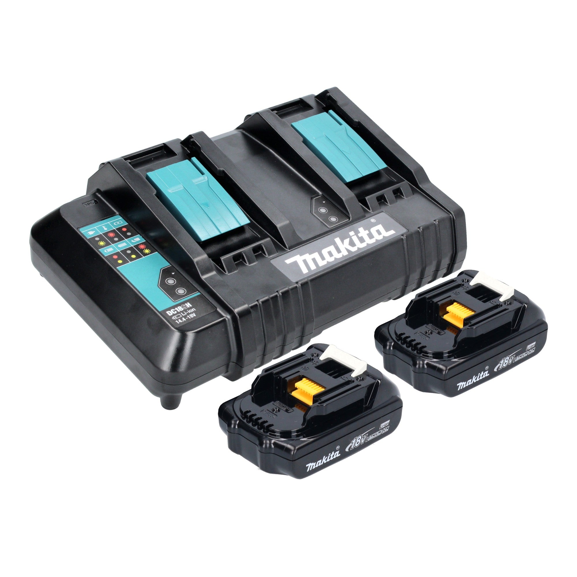 Makita DKT 360 CY2 Akku Wasserkocher 36 V 2x 18 V 0 8 L 2x Akku 1 5 Ah Doppelladegeraet 3 - toolbrothers
