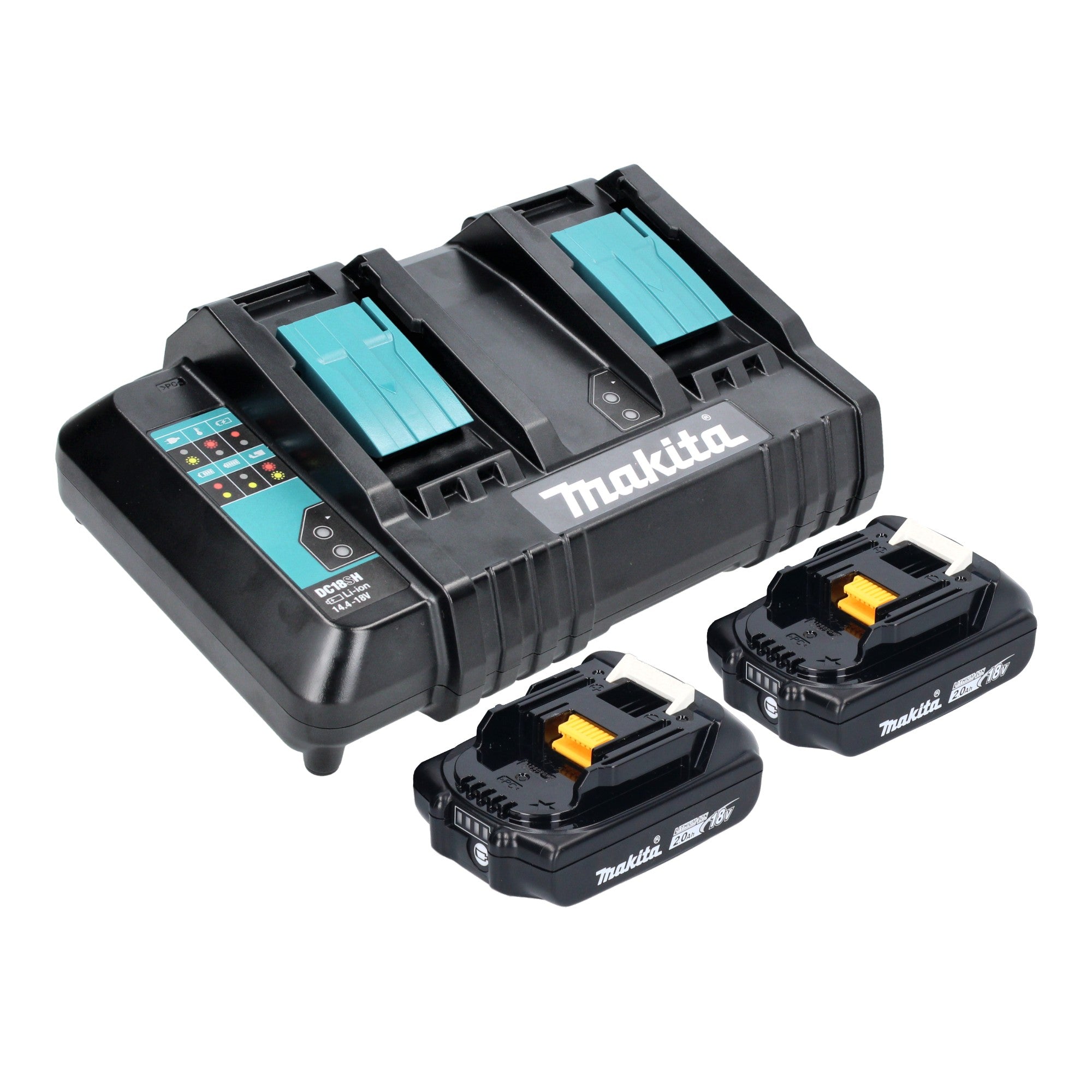 Makita DKT 360 CA2 Akku Wasserkocher 36 V 2x 18 V 0 8 L 2x Akku 2 0 Ah Doppelladegeraet 3 - toolbrothers