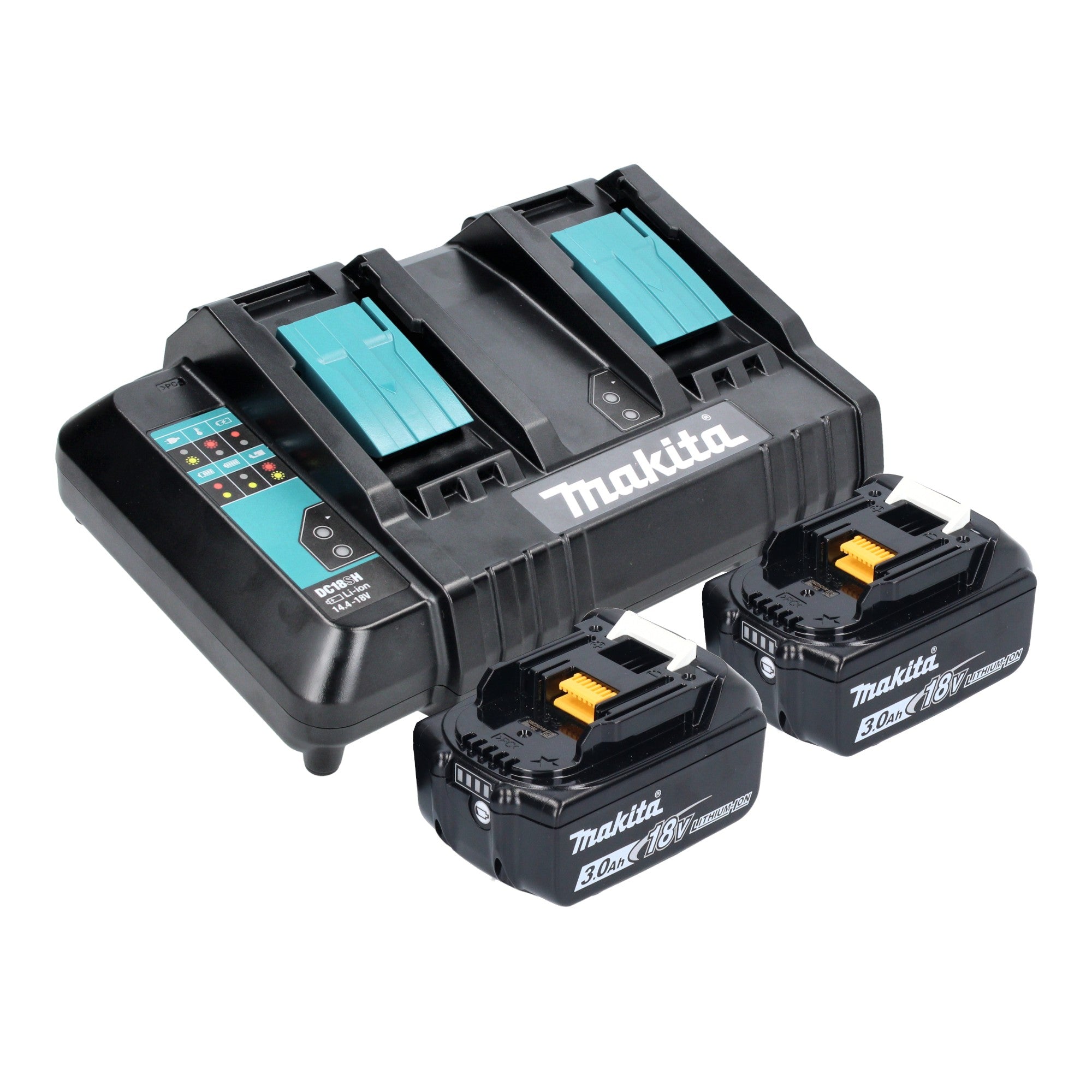 Makita DKT 360 CF2 Akku Wasserkocher 36 V 2x 18 V 0 8 L 2x Akku 3 0 Ah Doppelladegeraet 3 - toolbrothers