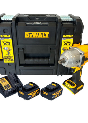 Akumulatorowy klucz udarowy DeWalt DCF 900 M2T 18 V 1396 Nm 1/2" + 2x akumulator 4,0 Ah + ładowarka + TSTAK