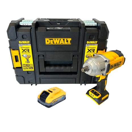 Clé à chocs sans fil DeWalt DCF 900 NT 18 V 1396 Nm 1/2" + 1x batterie Powerstack 5,0 Ah + TSTAK - sans chargeur