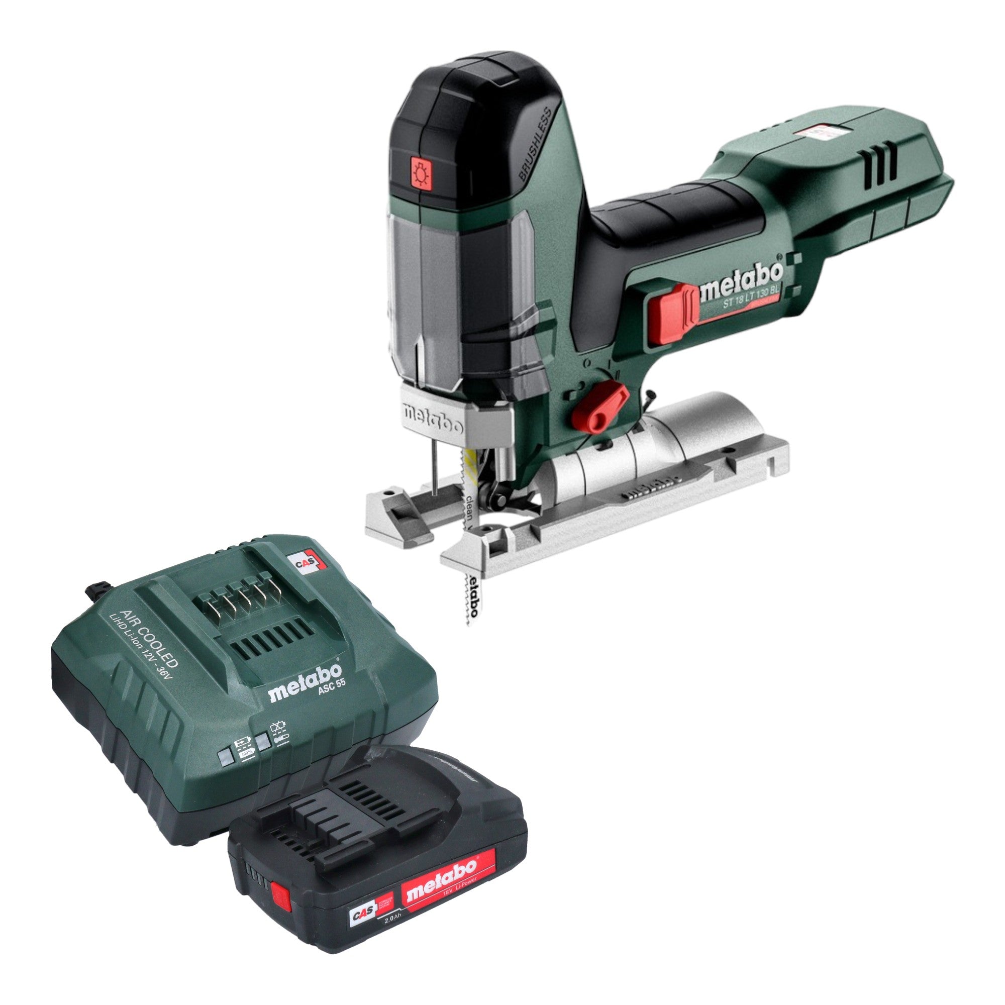 Metabo ST 18 LT 130 BL Akku Stichsaege 18 V 130 mm Brushless 1x Akku 2 0 Ah Ladegeraet 0 - toolbrothers