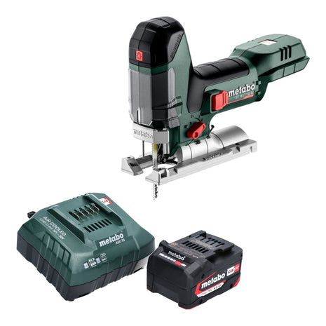 Metabo ST 18 LT 130 BL Akku Stichsäge 18 V 130 mm Brushless + 1x Akku 4,0 Ah + Ladegerät