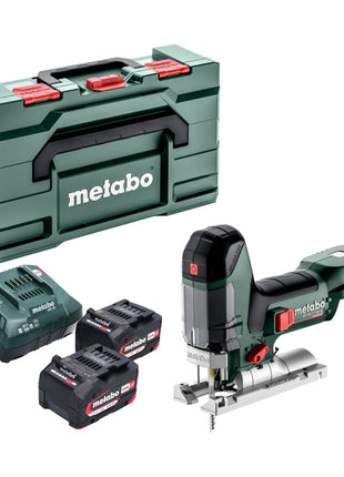 Metabo ST 18 LT 130 BL Akku Stichsäge 18 V 130 mm Brushless + 2x Akku 4,0 Ah + Ladegerät + Metabox