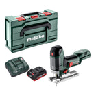 Metabo ST 18 LT 130 BL seghetto alternativo a batteria 18 V 130 mm senza spazzole + 1x batteria LiHD 4,0 Ah + caricatore + metabox