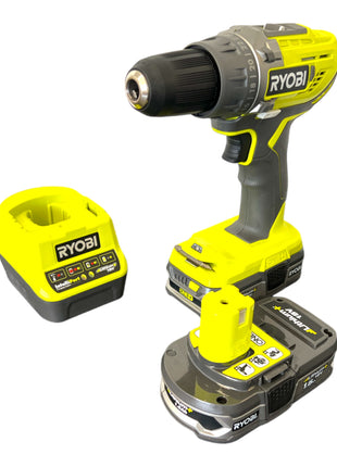 Ryobi R18DD3-215S Akku Bohrschrauber 18 V 50 Nm ( 5133003774 ) + 2x Akku 1,5 Ah + Ladegerät + Tasche